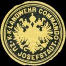Siegelmarke K.K. Landwehr Commando zu Josefstadt W0318159