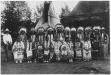 Sioux Indians in native dress on tour with Circus Sarrasani in Dresen, Germany